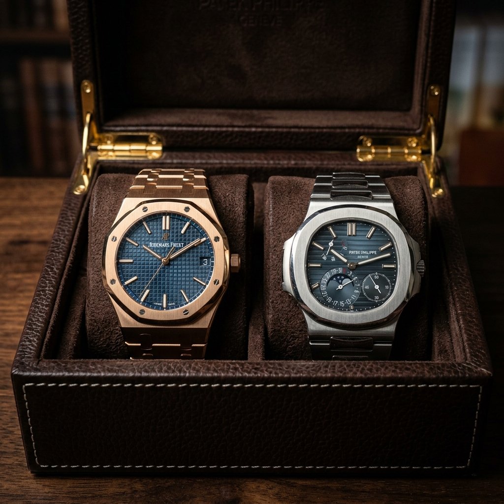 دليلك الشامل لبيع الساعات السويسرية الفاخرة (Rolex & Patek Philippe)